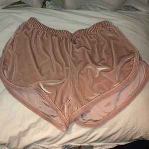Brandy Melville Velvet Shorts